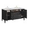 James Martin Vanities 60'' Double Vanity, Carbon Oak w/ 3 CM White Zeus Quartz Top 485-V60D-CBO-3WZ - alternate 3